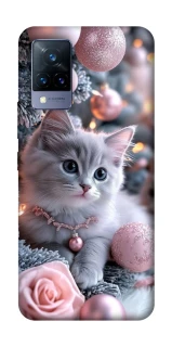 Чохол на Vivo V21 Christmas Kitty фото 1 з 1