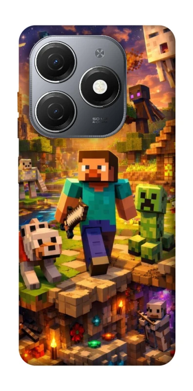 Чохол на TECNO Spark 20 Minecraft v6 фото 1 з 1