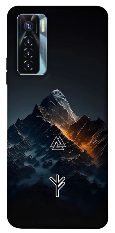 Чехол на TECNO Camon 17 Pro Руны в горах фото 1 из 1
