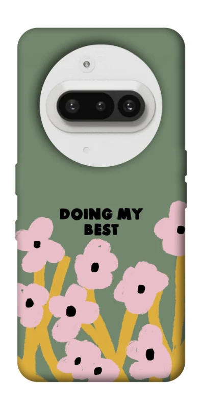 Чехол на Nothing Phone (3a) Doing my best фото 1 из 1