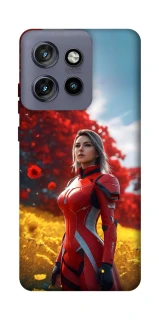 Чохол на Motorola Edge 50 Neo Cyber space girl ver.5 фото 1 з 1