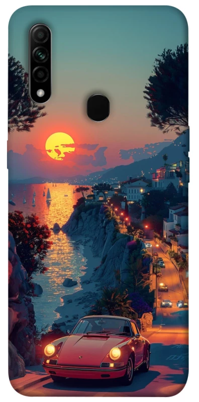 Чехол на Oppo A31 Porsche sunrise фото 1 из 1