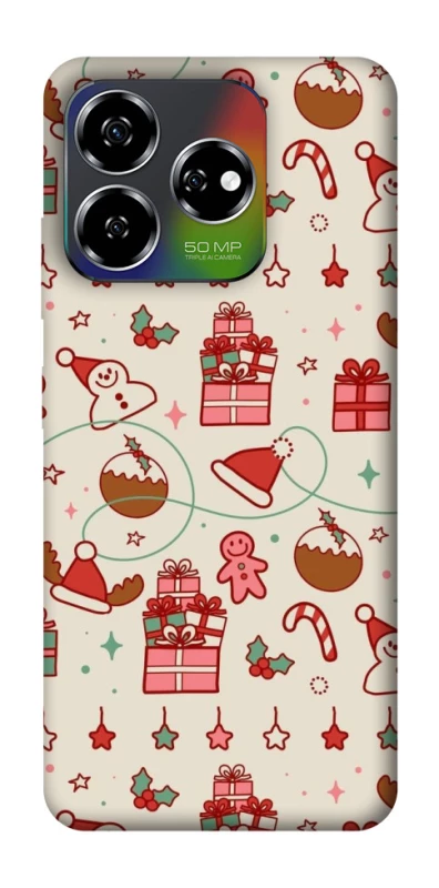 Чохол на ZTE Nubia V60 Новорічний v14 фото 1 з 1