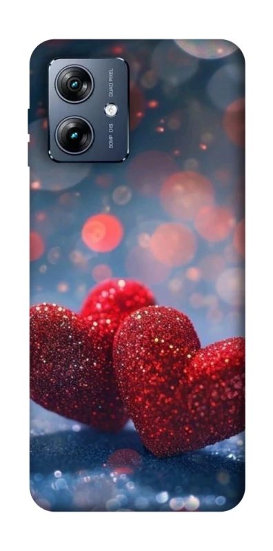 Чохол на Motorola Moto G54 Power Red hearts фото 1 з 1
