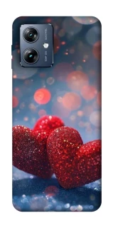 Чехол на Motorola Moto G54 Power Red hearts фото 1 из 1