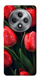 Чохол на Oppo Reno 12 F 4G Червоні тюльпани фото 1 Чохол на Oppo Reno 12 F 4G Червоні тюльпани фото 1 з 1