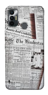 Чехол на TECNO Spark 7 Газеты фото 1 из 1