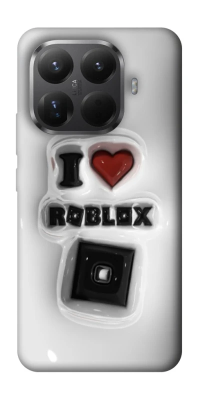 Чехол на Xiaomi 15T Pro I love Roblox фото 1 из 1