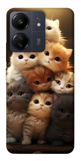 Чехол на Xiaomi Poco C65 Чехол Kittie Love v2 фото 1 из 1
