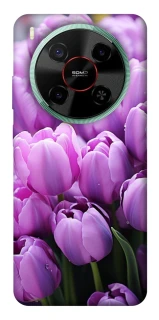 Чехол на ZTE Nubia V70 Max Фиолетовые тюльпаны фото 1 из 1