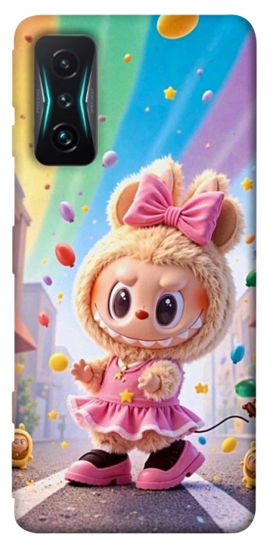 Чохол на Xiaomi Redmi K50 Gaming Labubu rainbow фото 1 з 1