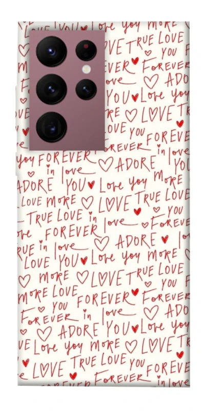 Чохол на Samsung Galaxy S22 Ultra Love aesthetic ver.4 фото 1 з 1