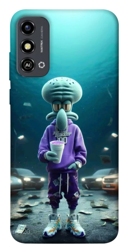 Чохол на ZTE Blade A53 Сквідвард фото 1 з 1