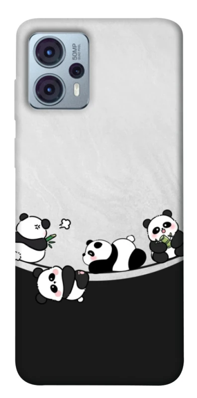 Чехол на Motorola Moto G23 Four pandas фото 1 из 1