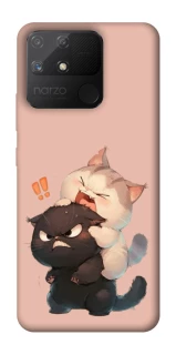 Чехол на Realme Narzo 50A Сat and cat фото 1 Чехол на Realme Narzo 50A Сat and cat фото 1 из 1