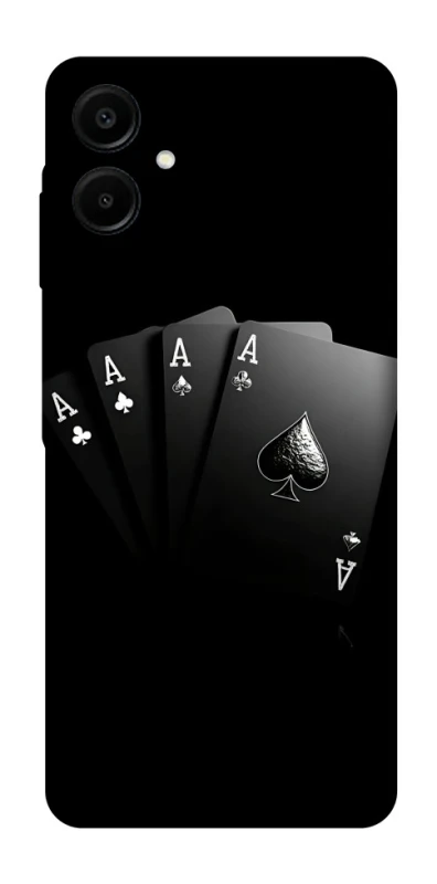 Чохол на Samsung Galaxy A07 Black Cards фото 1 з 1