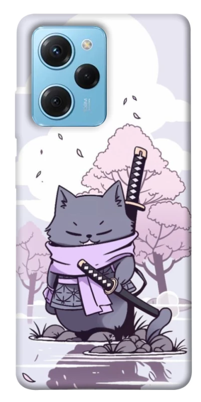 Чохол на Xiaomi Poco X5 Pro 5G Samurai cat фото 1 з 1