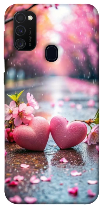 Чохол на Samsung Galaxy M30s / M21 Pink heart фото 1 з 1
