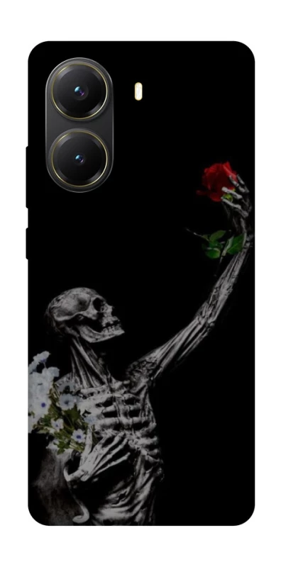 Чехол на Xiaomi Poco X7 Pro Skeleton vs Rose фото 1 из 1