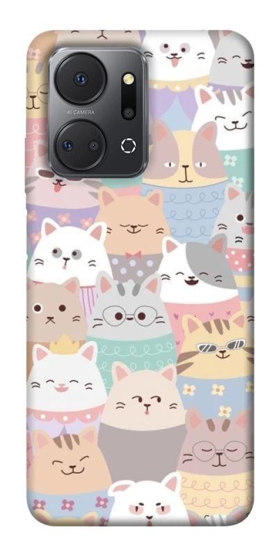 Чохол на Huawei Honor X7a Funny Kittens ver.2 фото 1 з 1