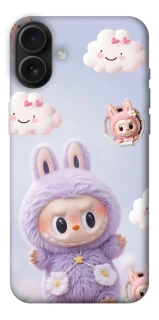 Чехол на Apple iPhone 16 Plus Labubu & clouds фото 1 из 1