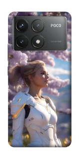 Чехол на Xiaomi Poco F6 Pro Cyber space girl ver.1 фото 1 из 1