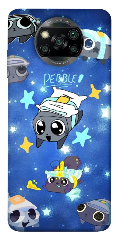 Чохол на Xiaomi Poco X3 NFC / Poco X3 Pro Pebble kitten stars фото 1 з 1