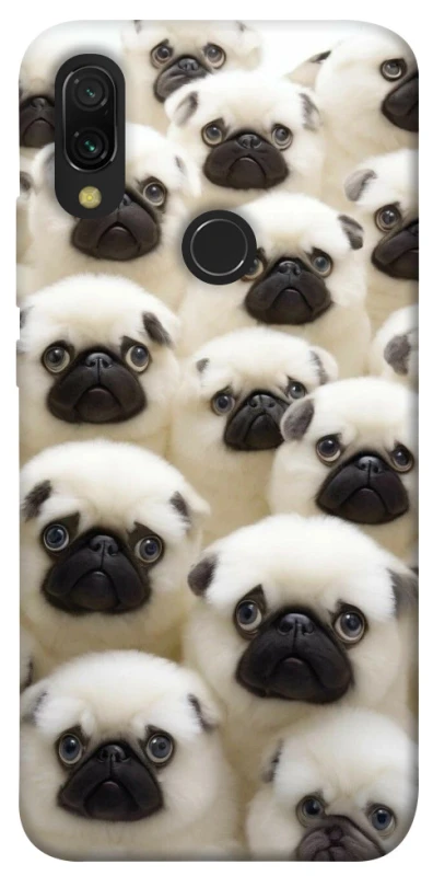 Чохол на Xiaomi Redmi 7 Doggy Pug Love фото 1 з 1