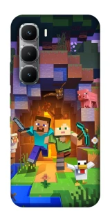 Чохол на Infinix Hot 60 Pro Minecraft game фото 1 з 1