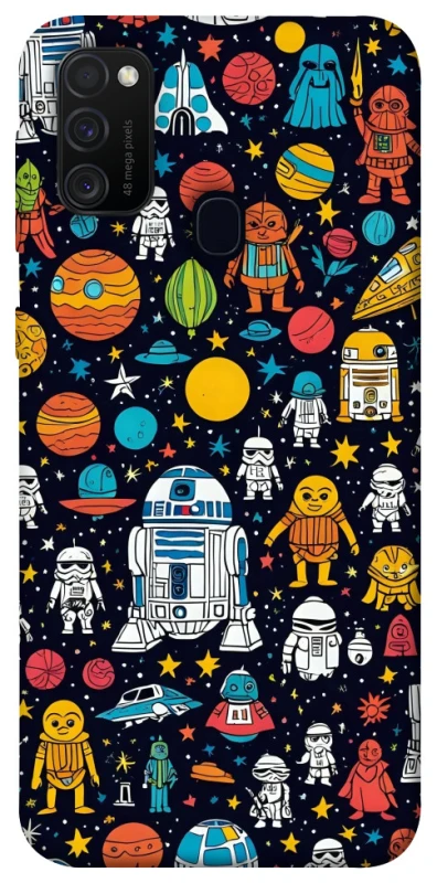 Чохол на Samsung Galaxy M21 Star Wars background ver.2 фото 1 з 1