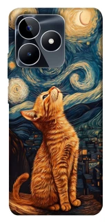 Чехол на Realme C53 van gogh cat фото 1 из 1