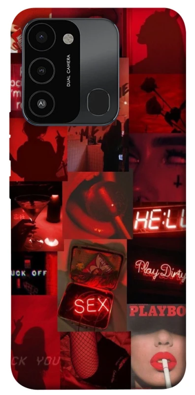 Чехол на TECNO Spark 8C Love collage ver.3 фото 1 из 1