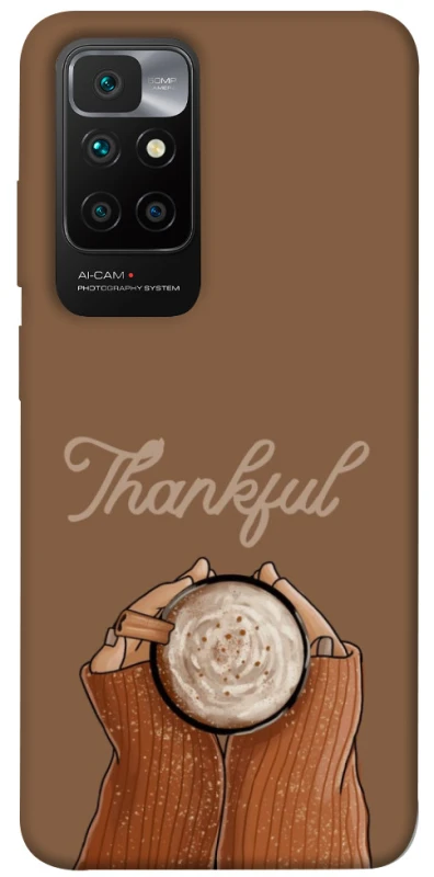 Чохол на Xiaomi Redmi 10 Thankful coffee фото 1 з 1
