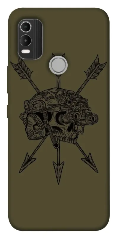 Чохол на Nokia C21 Plus Mil skull фото 1 з 1