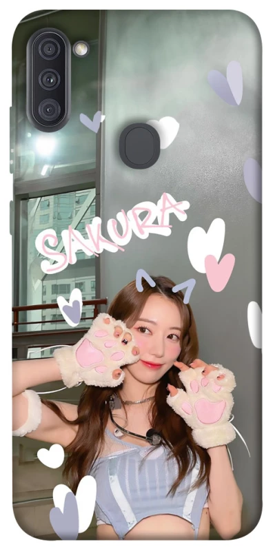 Чохол на Samsung Galaxy A11 Sakura - LE SSERAFIM фото 1 з 1