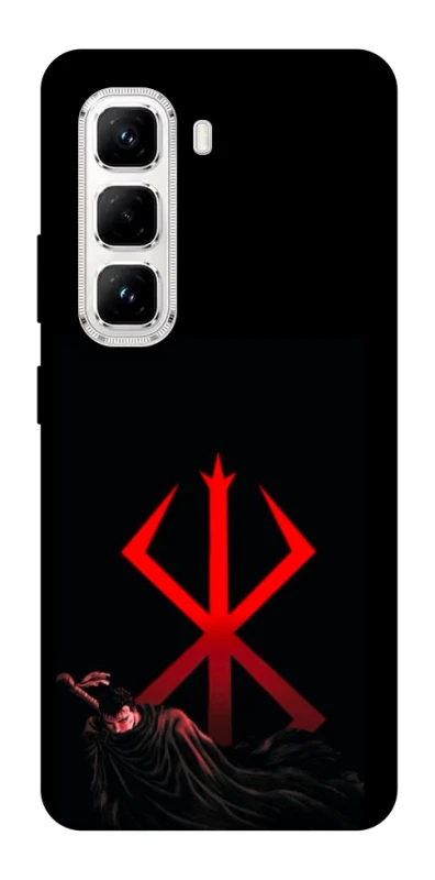 Чохол на Infinix Hot 50 Pro Berserk Red Logo фото 1 з 1