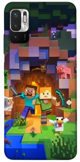 Чехол на Xiaomi Redmi Note 10 5G Minecraft game фото 1 из 1