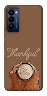 Чехол на TECNO Camon 18 Pro Thankful coffee фото 1 из 1