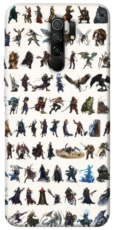 Чехол на Xiaomi Redmi 9 Character Selection фото 1 из 1