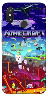 Чехол на Xiaomi Mi 8 Minecraft world фото 1 из 1