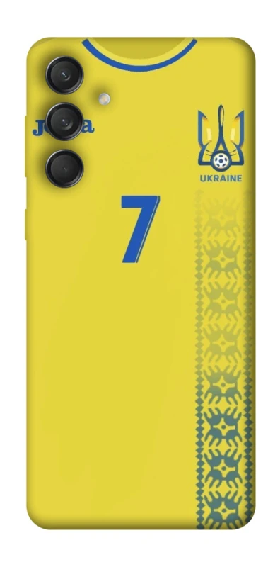 Чехол на Samsung Galaxy M55 UA-Football ver.3 фото 1 из 1