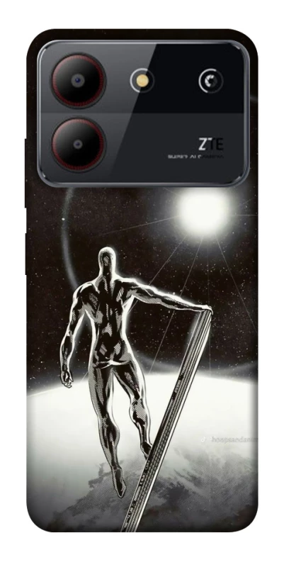 Чехол на ZTE Blade A54 4G Серебряный сёрфер фото 1 из 1