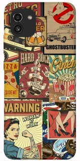 Чохол на Samsung Galaxy A03 Retro collage ver.2 фото 1 з 1