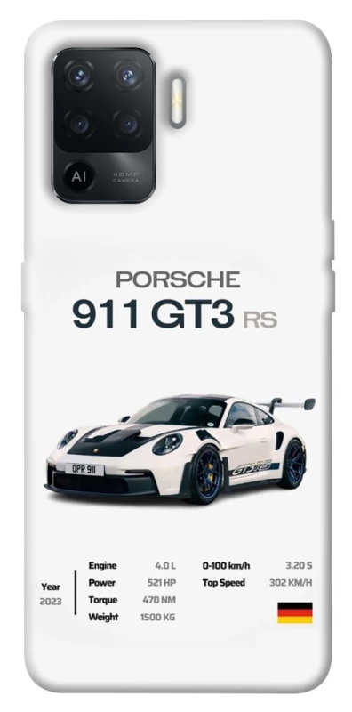Чохол на Oppo Reno 5 Lite Porsche 911 GT3 фото 1 з 1