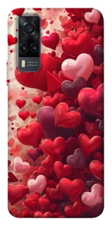 Чохол на Vivo Y31 Many hearts фото 1 з 1