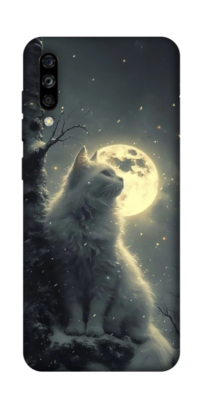 Чохол на ZTE Blade A7s (2019) Кіт під місяцем фото 1 з 1