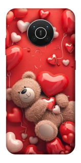 Чохол на Nokia X10 / X20 bear in hearts фото 1 з 1