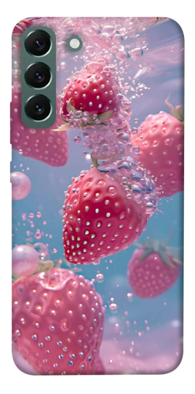 Чохол на Samsung Galaxy S22+ Полуниця в воді фото 1 з 1