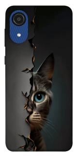 Чехол на Samsung Galaxy A03 Core Кот-подглядыватель v2 фото 1 Чехол на Samsung Galaxy A03 Core Кот-подглядыватель v2 фото 1 из 1