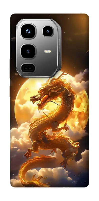 Чехол на Infinix Note 50 Pro Golden Dragon фото 1 из 1